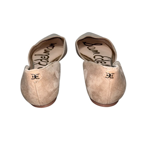Sam Edelman Suede Nude Pointy Toe Flats Size 6.5 - Picture 2 of 11